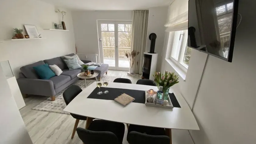 Vacation apartment with balcony, fireplace and sauna - Ferienwresidenz Zwei Bodden FeWo 2-8 - Image 1