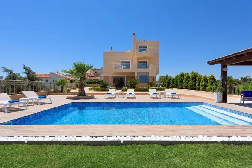 Luxury Rhodes Villa Villa Aegean Blue 4 Bedrooms Amazing Sea view - Image 1