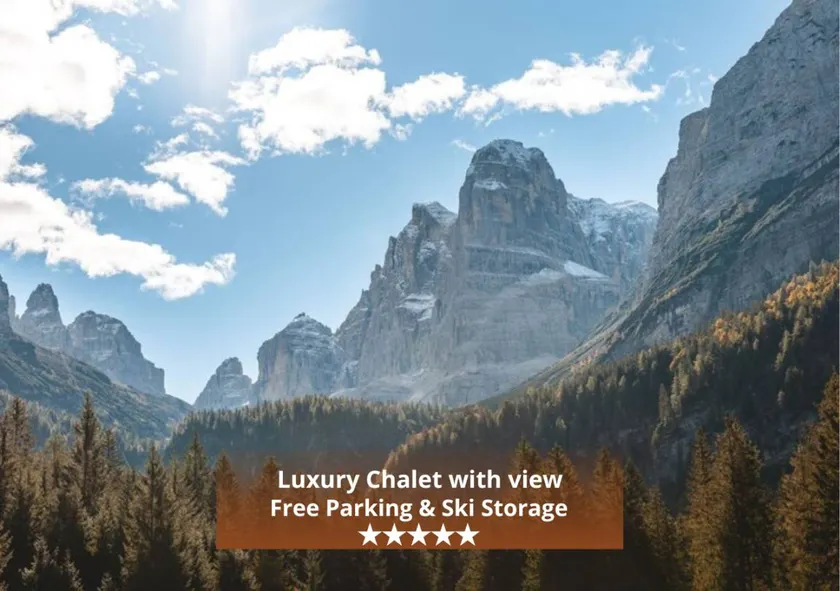 Alpine Home in Central Campiglio: Parking, Wi-Fi & Dolomites View - Image 1