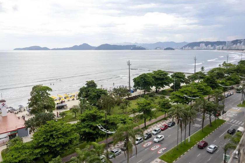 Apto confortável com linda vista frente para o mar - Image 1