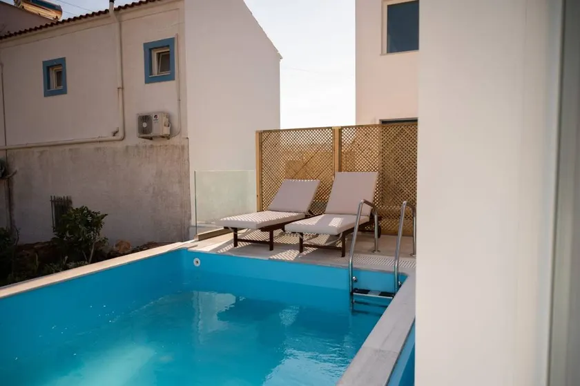 Endearing Samos Beachfront Villa Villa Poseidon's Crest Panoramic Sea Views 2 Bedrooms Private Pool Prime Location Koumeika - Image 1