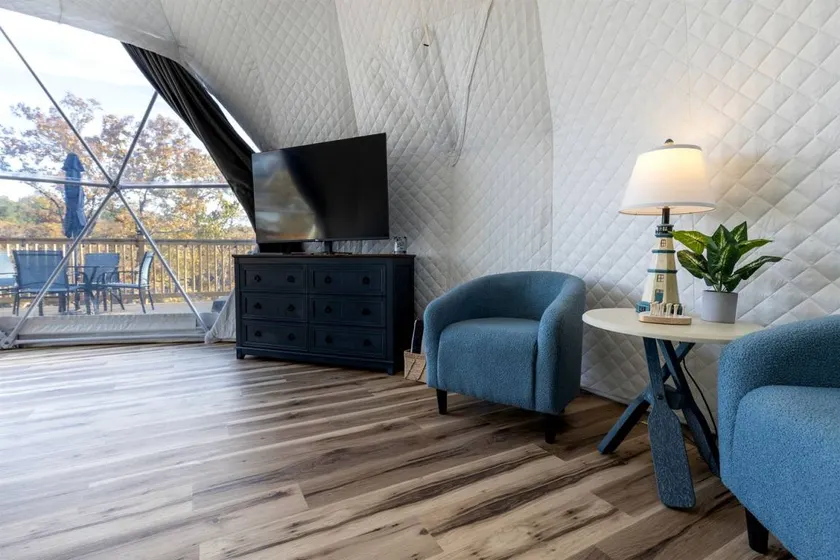 Unique Geodesic Dome with Private Dock & Hot Tub in Murray, Kentucky - Image 1