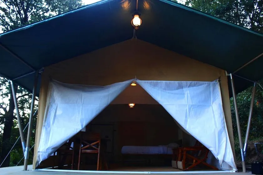 Magical Safari Tent Rentals with Views of Snow-Capped Himalayas in Uttarakhand, Northern India - Image 1
