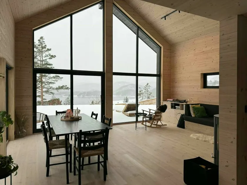 Nordic design cabin with a view over Lake Toke - Image 1