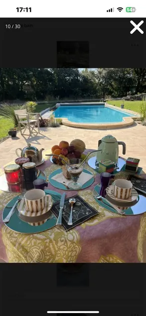 Camera privata con terrazza, piscina privata e giardino - Image 1