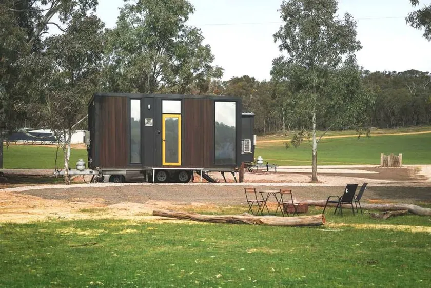 Rustic Tiny House Farm Stay Surrounded by Nature near Pyrenees Wine Region, Victoria - Image 1