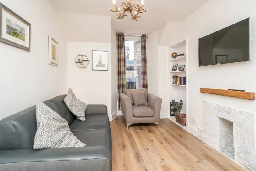 Merveilleux appartement avec jardin et internet haut débit | Proche Royal Mile | Avec animaux bienvenus - Image 1