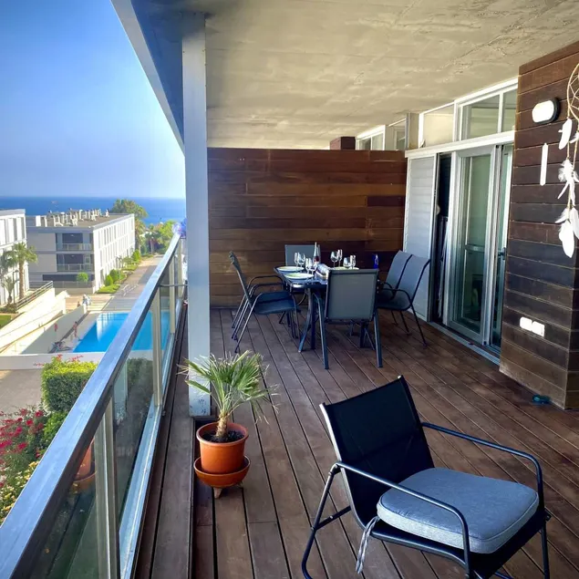 Appartement de vacances avec piscine chauffée, jardin et terrasse | Vue mer - Image 1