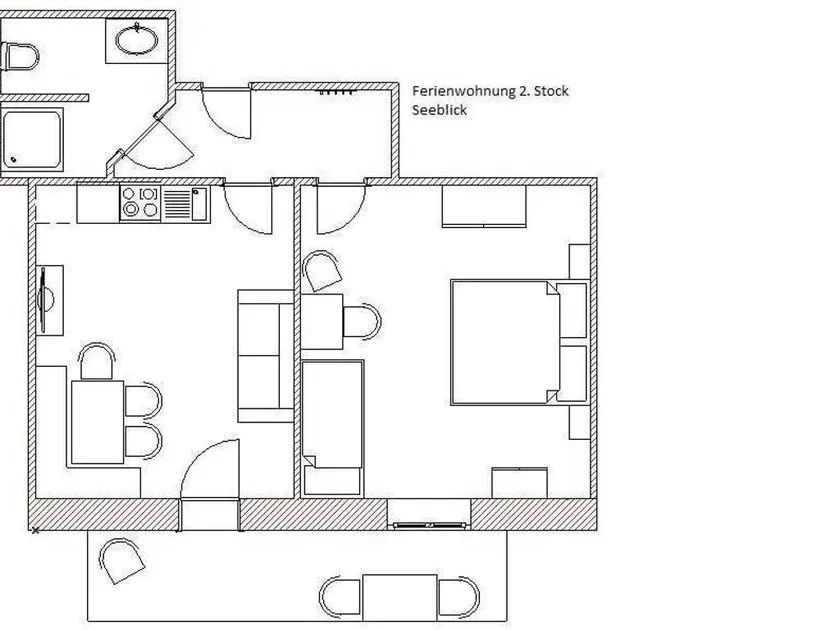 Apartamento Bueno sol de la mañana. 2 Stock - Pension Winter Am Irrsee 4 Edelweiss - Image 1
