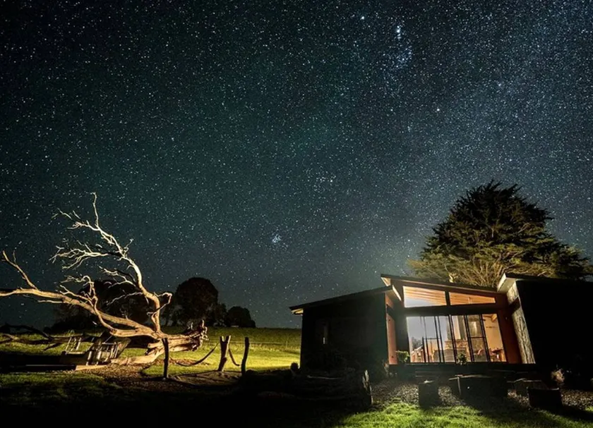 Modern Cabin Getaway with an Outdoor Spa Bath in West Kentish, Tasmania - Image 1