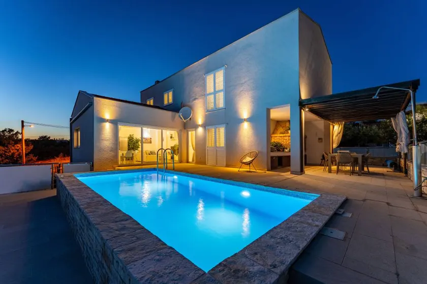 MY DALMATIA - Sea view villa Anpero with private heated pool and sauna - Image 1