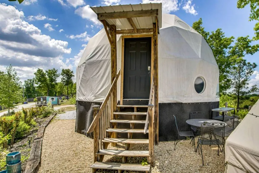 Riverfront Dome with Outdoor Living and Sunset Views in Alabama - Image 1
