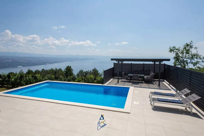 4-Zimmer-Villa mit Meerblick und Pool in der Nähe von Opatija - Image 1