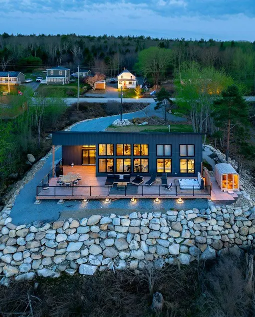 Stylish Coastal House with Cedar Sauna & Firepit Retreat in Port Mouton, Canada - Image 1
