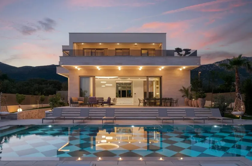 Fully equipped villa with garden, BBQ & private pool | Sea view | Pets allowed - Image 1