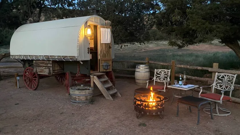 Shepherds Camp Wagon Near Capitol Reef National Park - Image 1