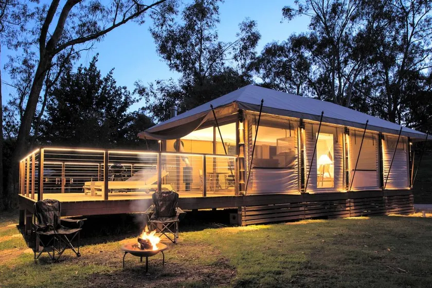 Riverside Romantic Glamping Tented Villa near Blue Mountains, New South Wales - Image 1