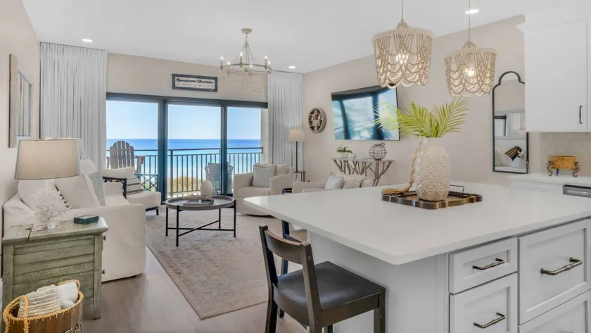 Appartement avec barbecue, piscine et internet haut débit | Vue plage | Parfait pour le travail à distance - Image 1