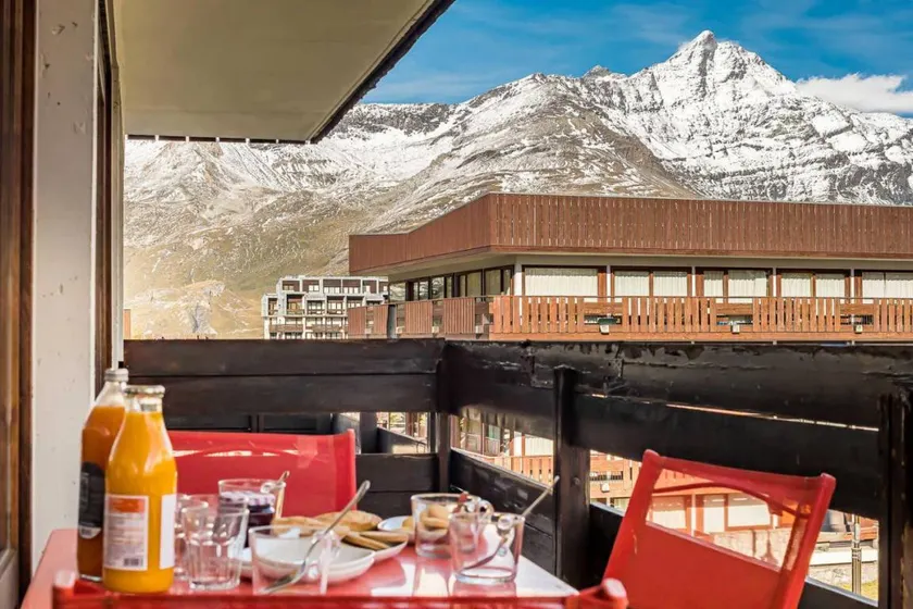 A 50m de las pistas de esquí, 2.o piso, balcón, tv, local para esquís, 65m², Tignes - Image 1