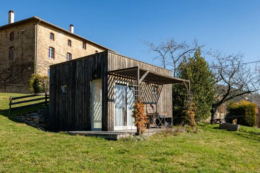Cabin with sauna, terrace & garden | Garden view - Image 1