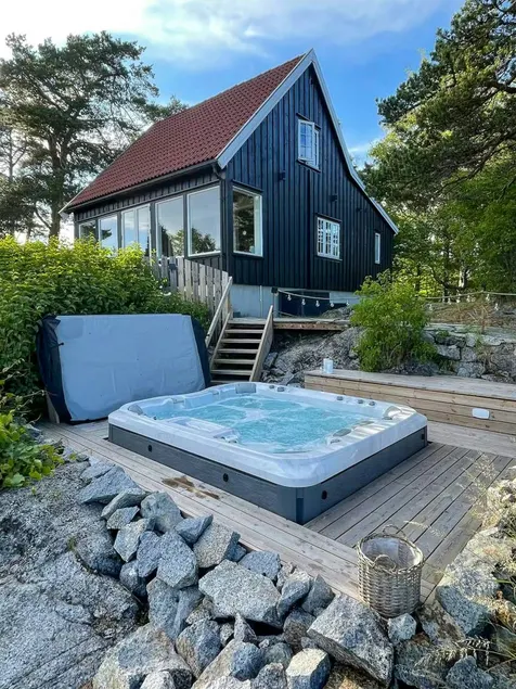 Familienfreundliches charmantes Ferienhaus mit Terrasse, Whirlpool und Grill | Meerblick | Hunde erlaubt - Image 1