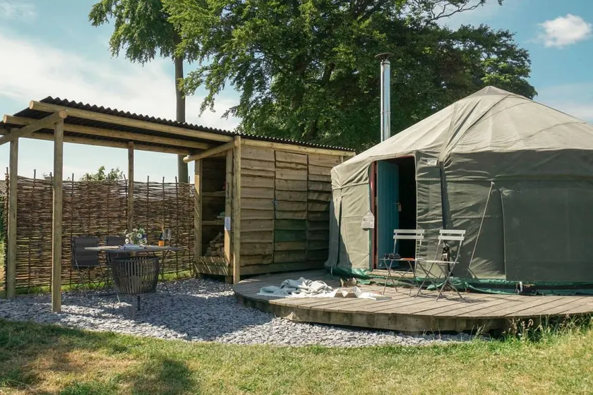 Stunning Yurts Nestled into Meadow near Masham, England - Image 1