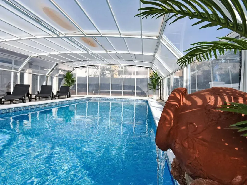Holiday home with terrace, garden & private pool - Image 1