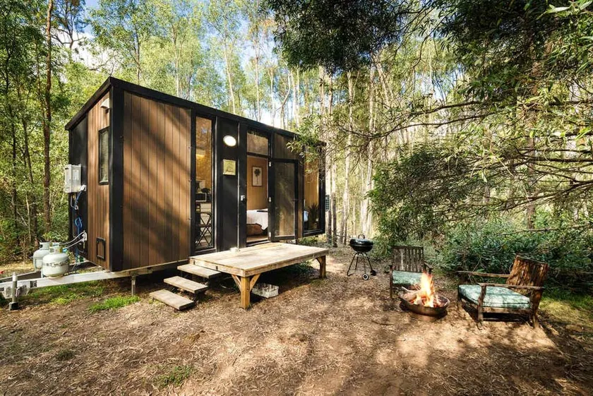 Quirky Tiny House Retreat with Friesian Horses Near Tamborine Mountain, Queensland - Image 1