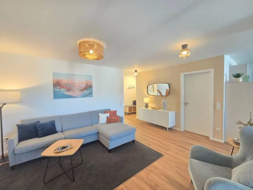 Modernes Ferienappartment Nordseenixe mit Sauna, Balkon und Meerblick in Norden - Image 1