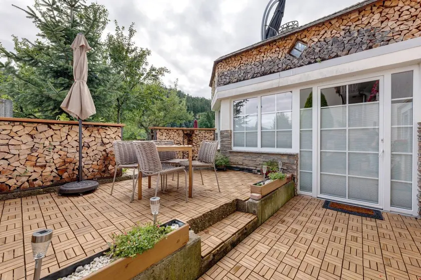Appartement de vacances adapté aux familles avec jardin et barbecue | Vue jardin - Image 1