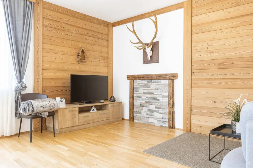 Chalet mit Terrasse und Sauna | Skifahren in der Nähe - Image 1
