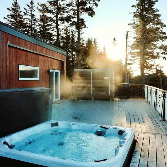 Coastal Tiny Home with Hot Tub & Ocean Views Firepit in Summerville Centre, Canada - Image 1