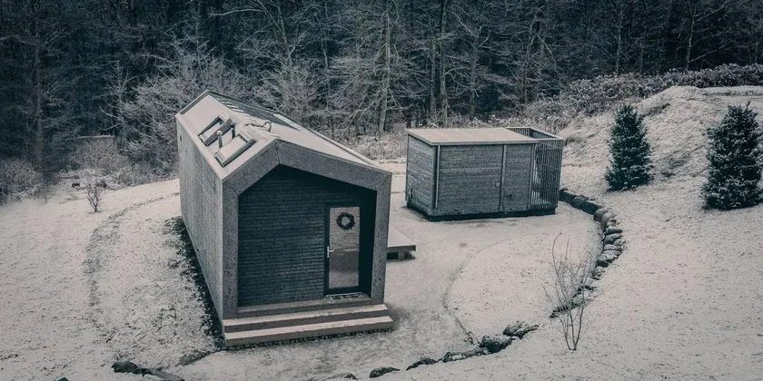 Sustainable Chic Tiny House with Outdoor Shower and Sauna in Germany - Image 1
