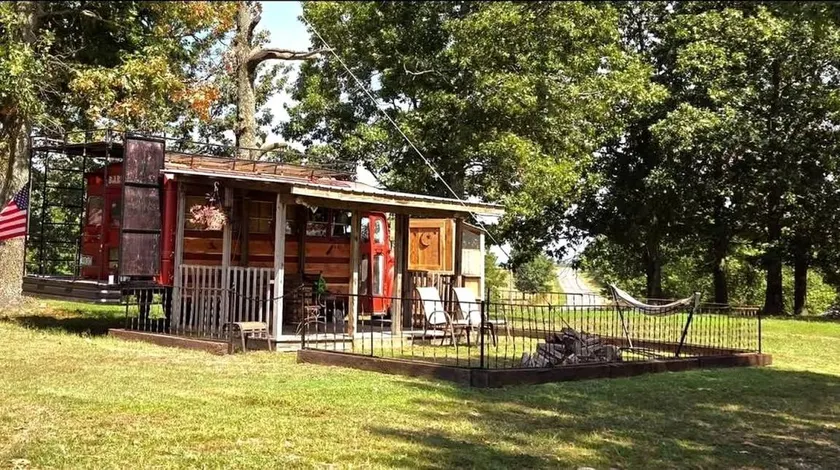 Incredible Converted Bus on a Private Horse Ranch for a Unique Couples Escape in Gainesville, Missouri - Image 1