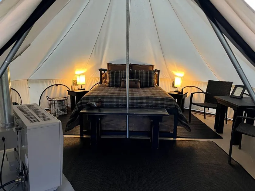 Charming Bell Tent Fantastic for a Cozy Glamping Experience in Turner, Maine - Image 1