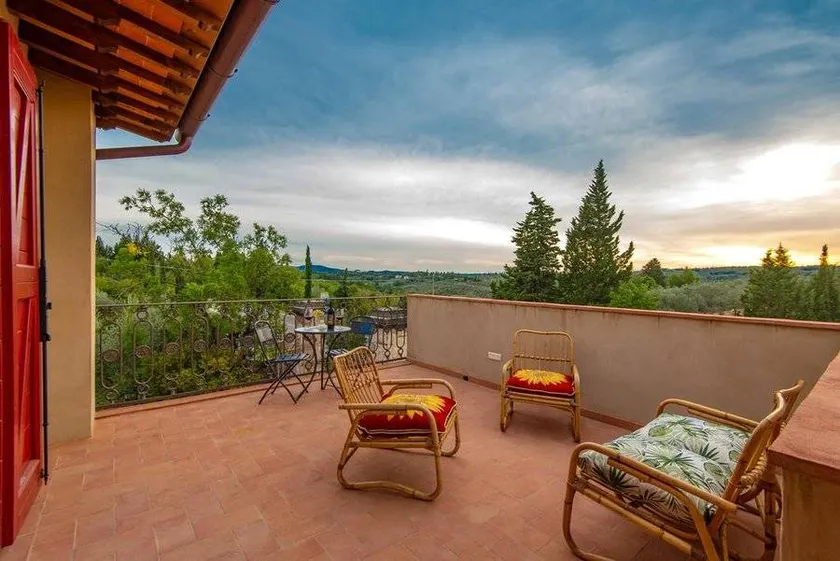 Villa Ulivello in Chianti: Camera della Stufa - Image 1
