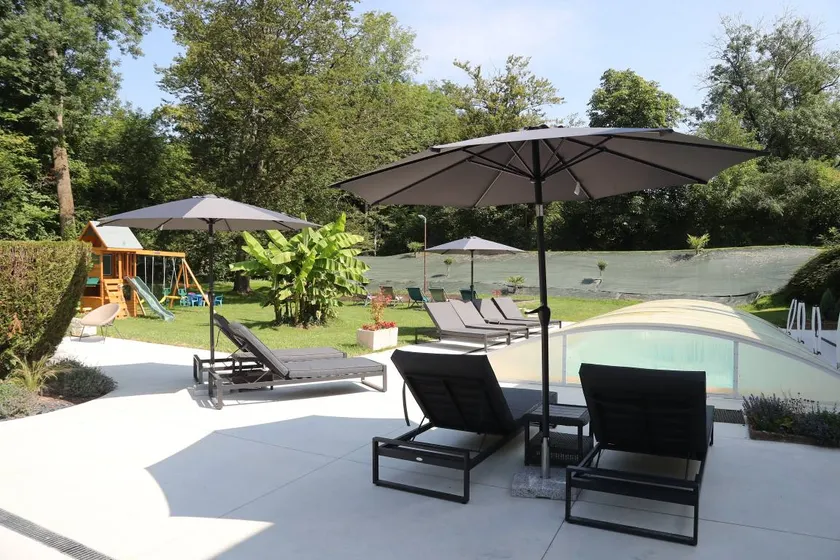 Gite with garden, BBQ & private pool | Garden view - Image 1