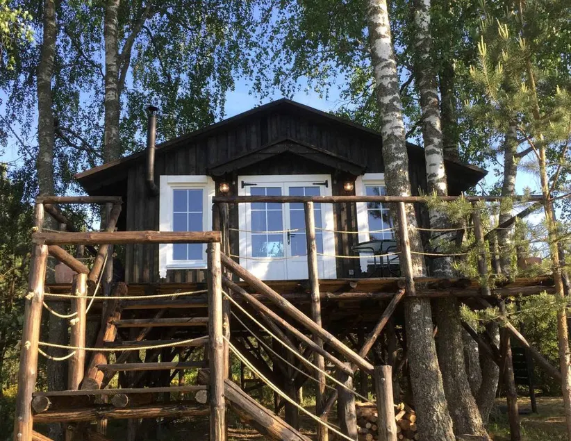 Charming Tree House Rental for a Romantic Holiday in Secluded Woodland near Vilnius, Lithuania - Image 1
