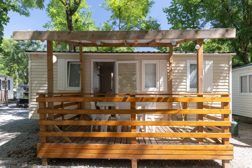 Mobile Home 'Mobil-home C - 1-4 Pers' with Shared Pool, Private Terrace and Shared Garden - Image 1