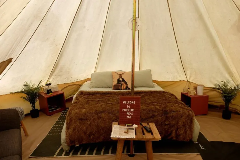 Cozy Glamping Tent Idyllic for a Couples Getaway in Texas - Image 1
