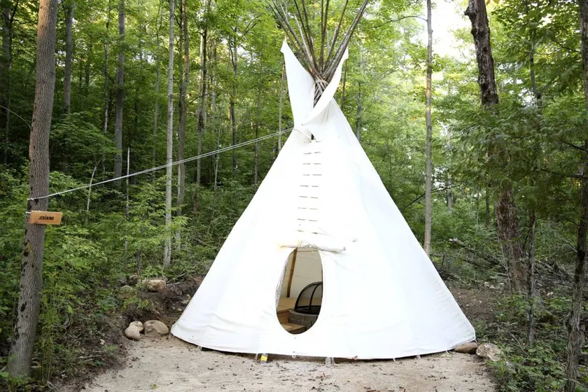 Embrace Nature in this Tipi with Barbecue and Fire Pit in Toronto, Ontario - Image 1