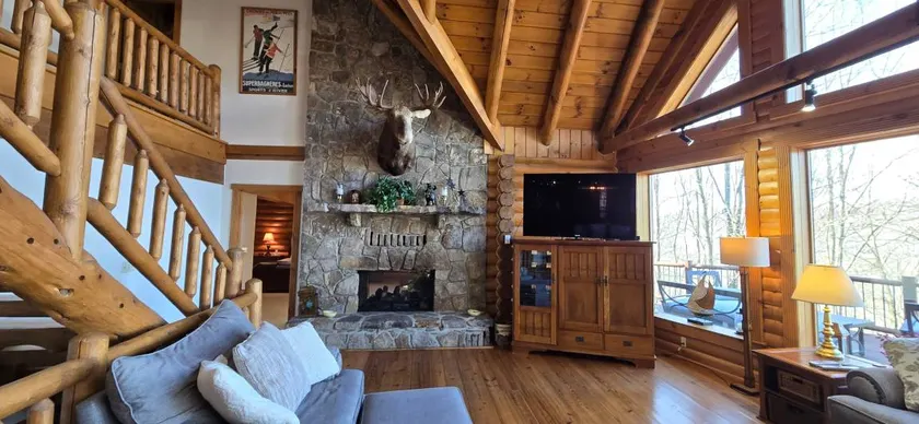 Maison de vacances conviviale et familiale avec barbecue et jacuzzi | Vue lac | Idéale pour le télétravail - Image 1