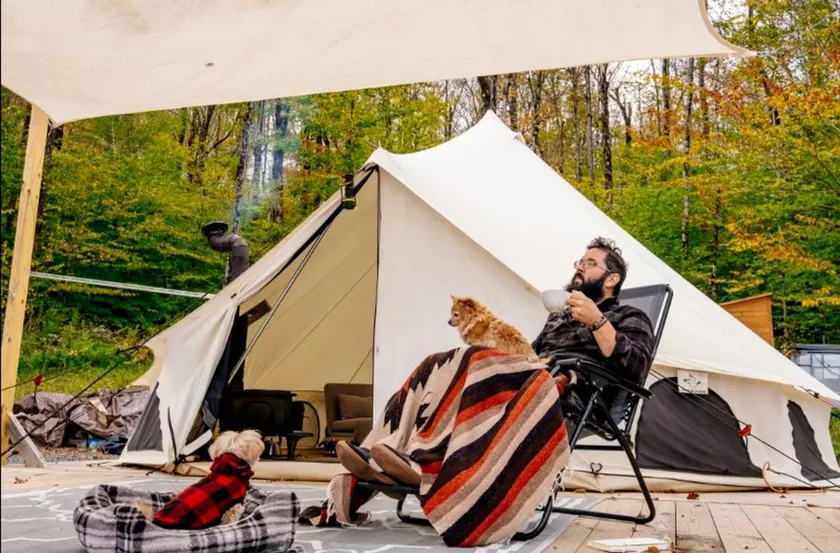 Piebald Mountain Pet Friendly Tents, Petersburg, New York - Image 1