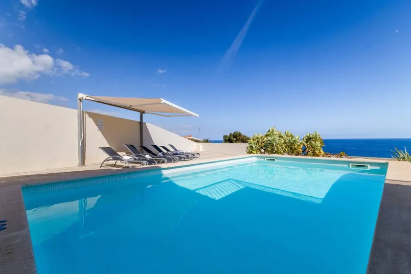Fully equipped lovely villa with private pool, garden & barbeque | Pool view - Image 1