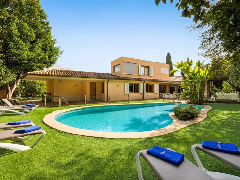 Villa with garden, BBQ & private pool - Image 1