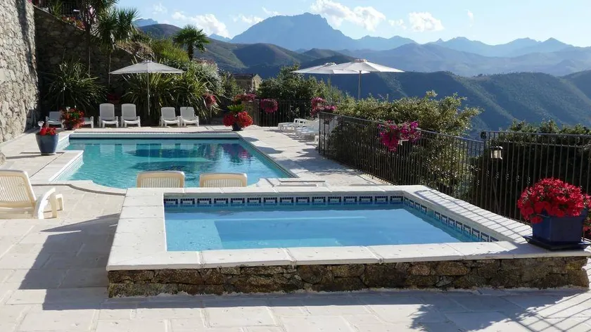 Children-friendly nice villa with private pool, hot tub & barbecue | Pool view | Pets allowed - Image 1