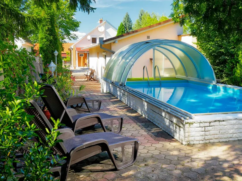Holiday home with barbecue, private pool & garden - Image 1
