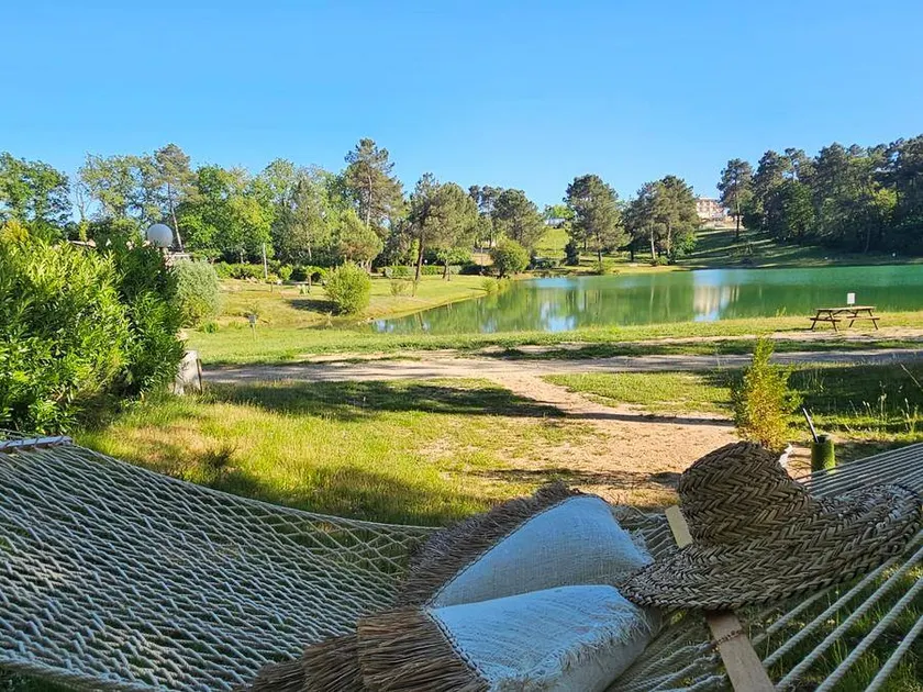 Chalet with BBQ, terrace & pool - Image 1