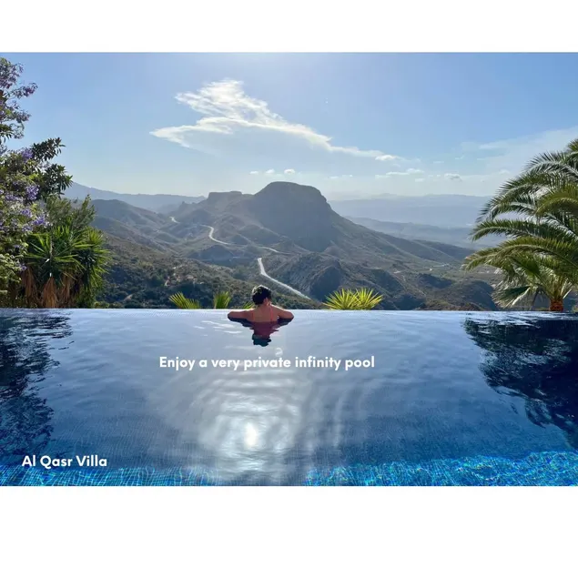 Al Qasr' villa, with Infinity pool, outdoor kitchen, fast wifi & stunning views/sunsets 1500m2 outdoor space - Image 1