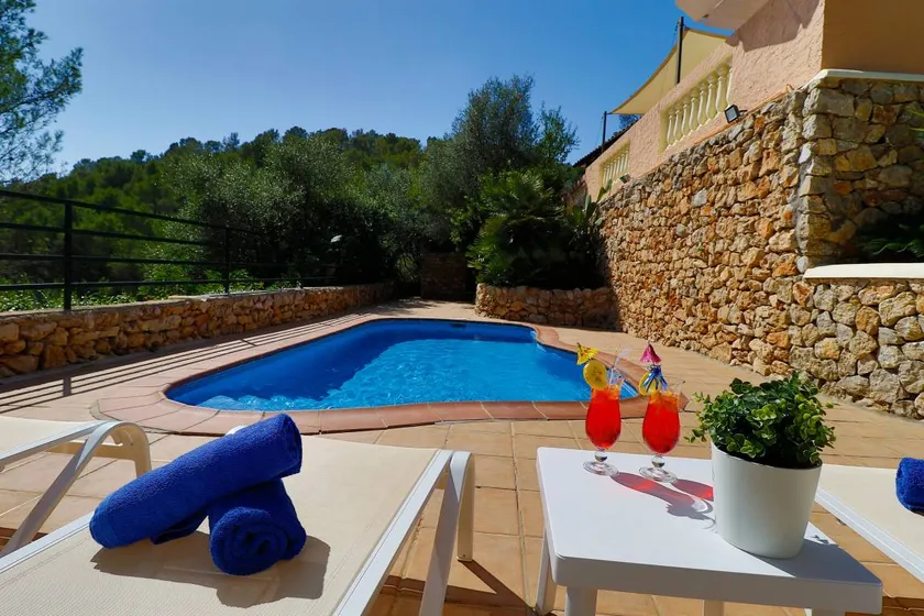 Children-friendly nice finca with BBQ, private pool & garden | City view - Image 1